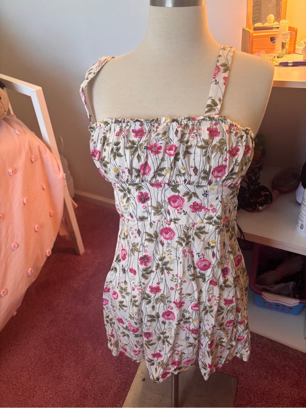 Floral mini dress